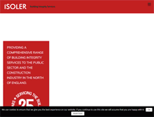 Tablet Screenshot of isoler.co.uk