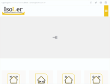 Tablet Screenshot of isoler.com.br